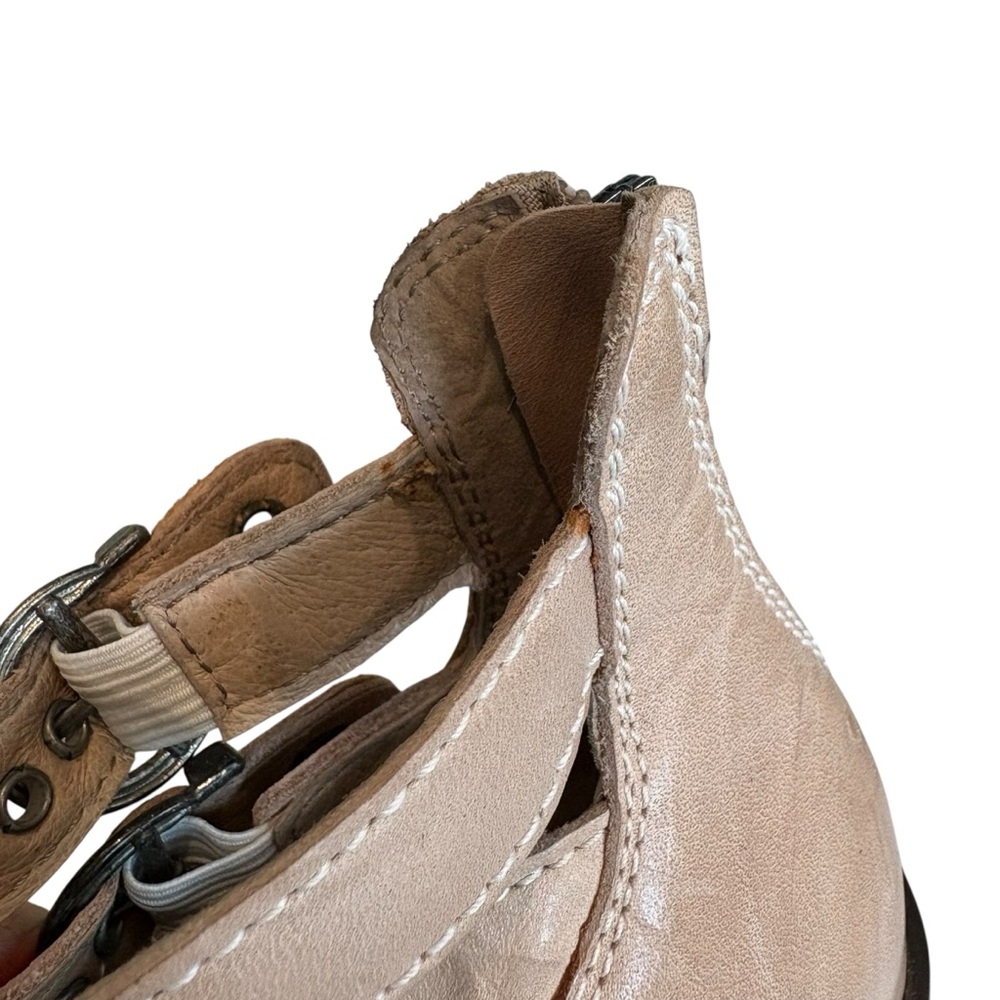 Dromedaris Kelsy Short Summer Leather Boot in Taupe Pearl, Sz 36 - Picture 13 of 14